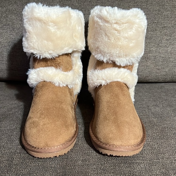 New I.N.C. International Concepts Little Girls Witty Faux Fur Boots Size 3 - Picture 4 of 14